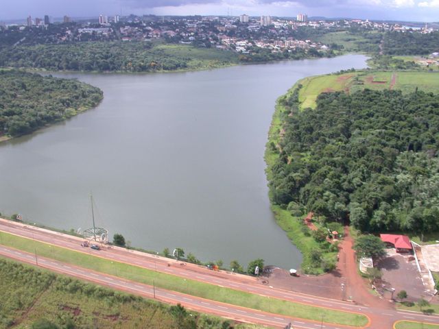 Lago Municipal de Cascavel - Pacaembú, Cascavel, PR - Apontador