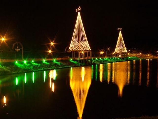 Lago Municipal de Cascavel - Pacaembú, Cascavel, PR - Apontador