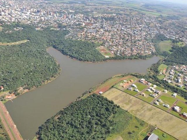 Lago Municipal de Cascavel - Pacaembú, Cascavel, PR - Apontador